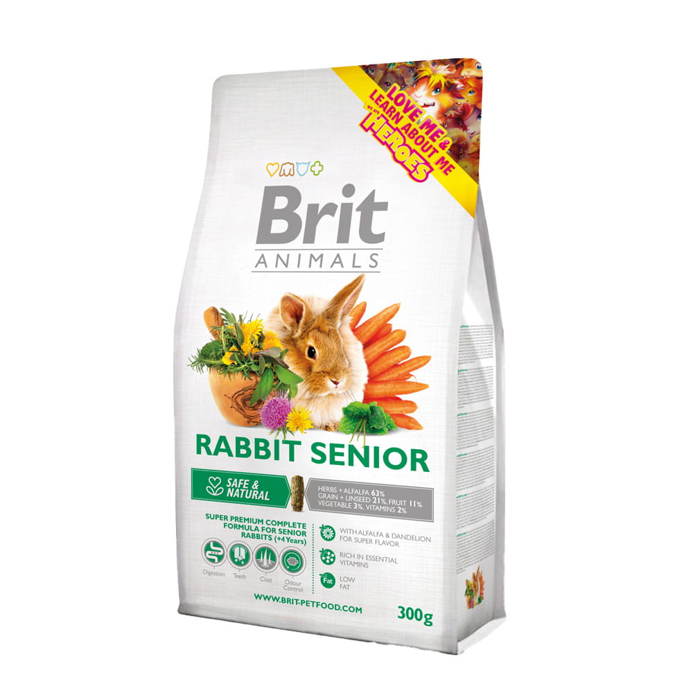 Brit Animals Rabbit karma dla Królika Senior Complete 300g
